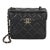 Black Quilted Lambskin Small Secret Box Bag For Sale