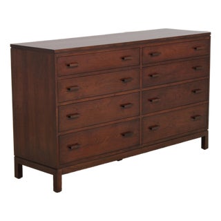 Stickley Metropolitan 8 Drawer Cherry Double Dresser For Sale