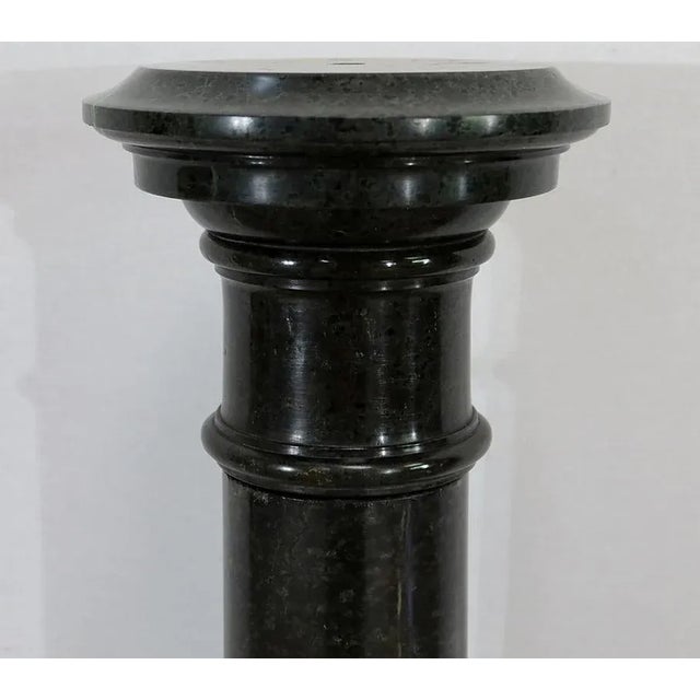 Column with Rotating Top in Sea Green Marble, Late 19th Century For Sale - Image 16 of 18