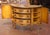 Mid 20th Century Mid-Century Italian Painted Demi-Lune Commode With Floral and Figural Panel For Sale - Image 5 of 14