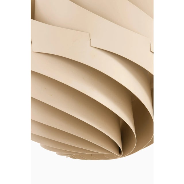 Louis Weisdorf Ceiling Lamp in Gray Lacquered Metal attributed to Louis Weisdorf, 1950s For Sale - Image 4 of 10