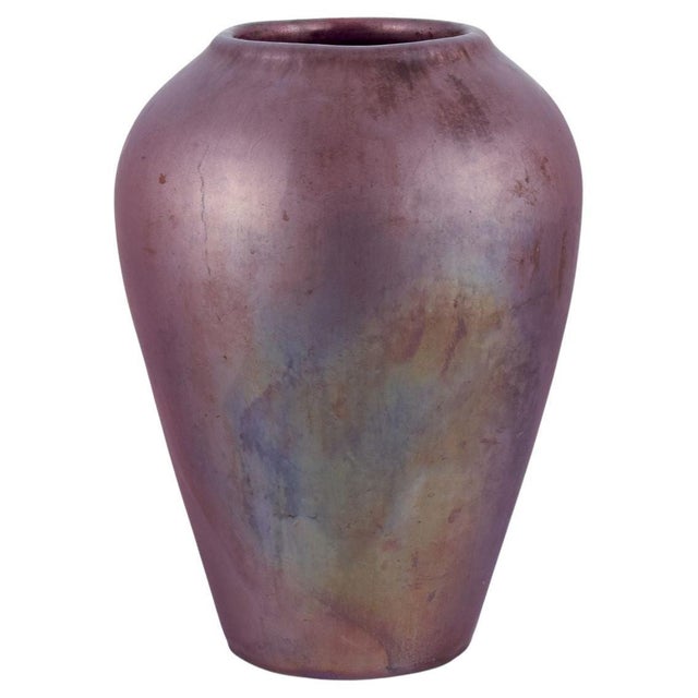 Vintage Danish Ceramic Vase by Jens Petersen, 1920 For Sale - Image 9 of 9