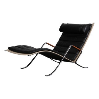 Grasshopper Chaise Lounge attributed to Fabricius Kastholm for Lange, 2010s For Sale