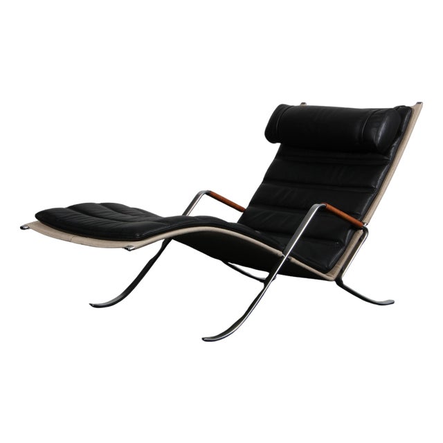 Grasshopper Chaise Lounge attributed to Fabricius Kastholm for Lange, 2010s For Sale