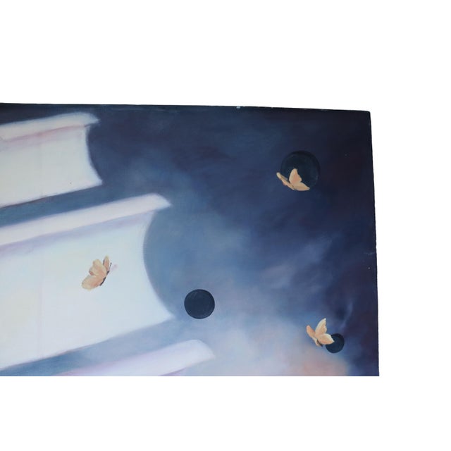 Melora Kuhn Painting "Butterflies" on Canvas For Sale - Image 4 of 8