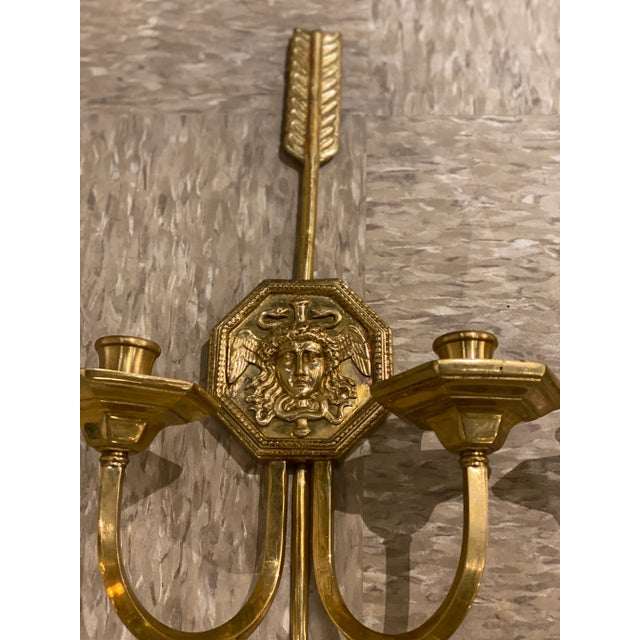 Edward F. Caldwell & Co. 1920s Caldwell Medusa Head Sconces - a Pair For Sale - Image 4 of 6