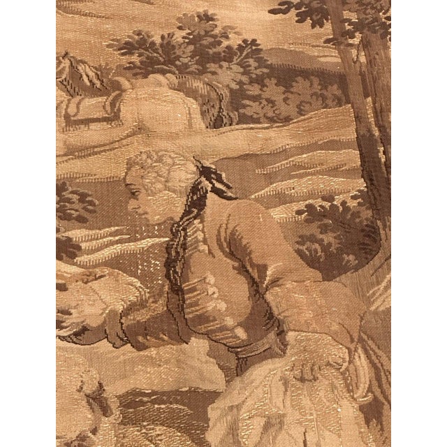 Antique French Jacquard Tapestry Panel in the style of Aubusson, 1920s For Sale - Image 14 of 18