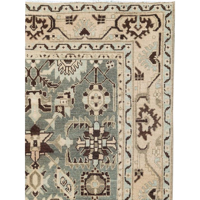 Rustic Galerie Shabab Collection Mid-20th Century Persian Malayer Accent Rug For Sale - Image 3 of 8