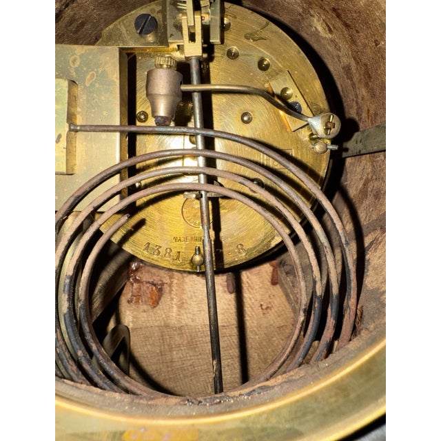 Antique French Edwardian Mantel Clock by Samuel Marti For Sale - Image 11 of 11