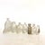 Early 20th Century Clear Glass Miniature Bottle Set of 7 For Sale In Louisville - Image 6 of 12