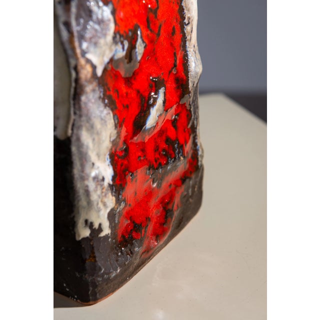 Vintage Fat Lava Vase by Ü-Keramik, 1960s For Sale - Image 9 of 11