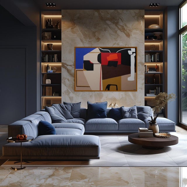 Bodasca, Geometric Abstract N04, 2026, Acrylic on Canvas For Sale - Image 11 of 13