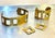 Tribal Gladiator Style Gold Tone Choker, Cuff Bracelet & Earrings For Sale - Image 3 of 4