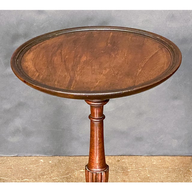English Wine or Cocktail Table of Mahogany From the Edwardian Era For Sale In Austin - Image 6 of 7