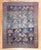 An early 20th-century worn Persian square tribal rug Measure: 4'6'' x 5'7''.