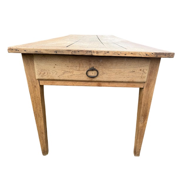 Antique French Farmhouse Table in Oak, 1900s For Sale - Image 11 of 18