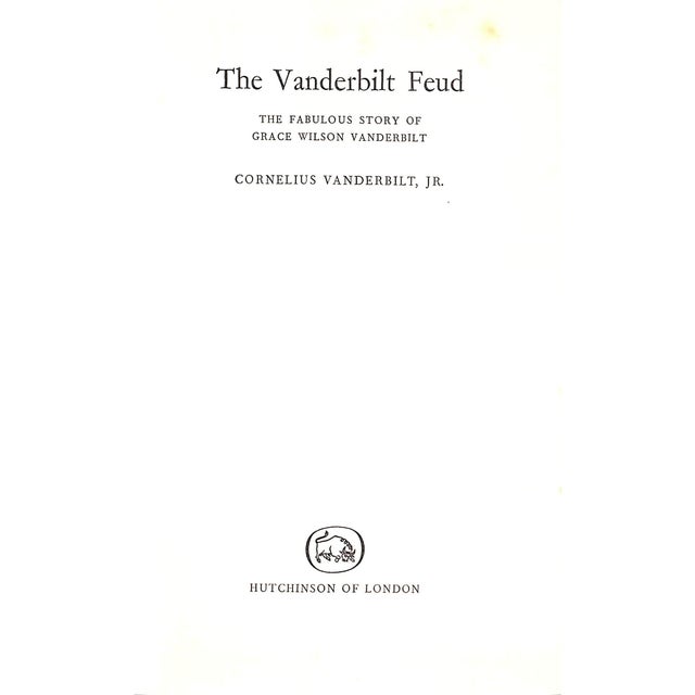 VANDERBILT, Cornelius Jr. [287] pp. Hutchinson of London 1957 First English Edition 9 1/4" x 6 1/4" Book is in very good...