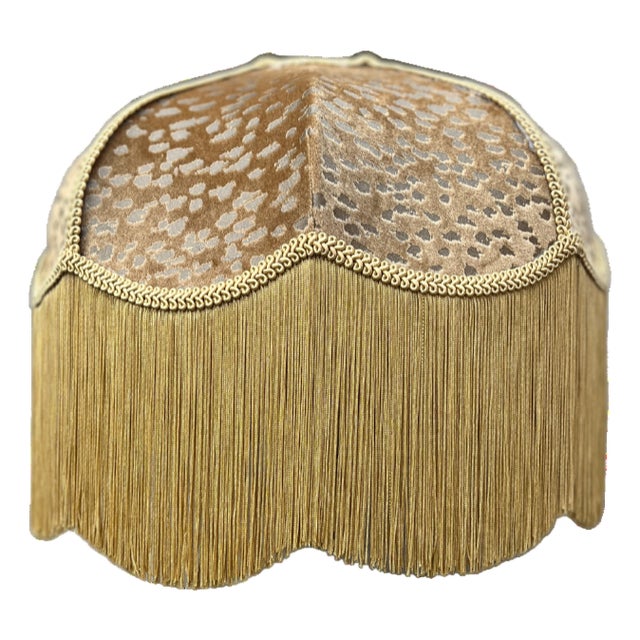 The Ritz Fringed Lampshade - Small For Sale