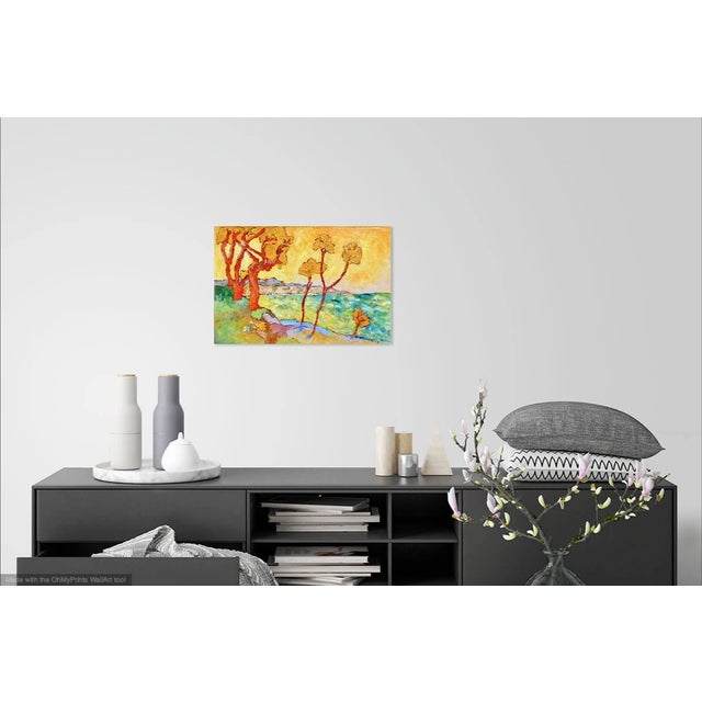 2020s 1966"Santa Barbara Sunset" Oil Painting - Martha Holden For Sale - Image 5 of 10