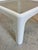 Square Coffee Table in White Glass by Peter Ghyczy for Horn Collection, in Very Good conditions. Designed 1970 to 1979