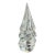 Vintage Art Glass Christmas Tree Sculpture Clear Bubbles For Sale