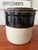 Antique Two-Tone Stoneware 2-Gallon Crock With Original Matching Lid – Cobalt "2" Salt Glaze Storage Jar For Sale - Image 10 of 18