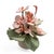Vintage Handmade Fabric Flower Bouquet Arrangement For Sale In New York - Image 6 of 13