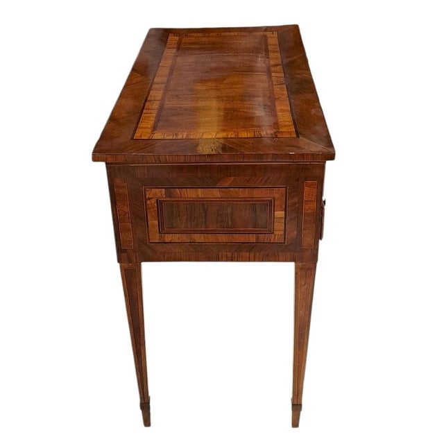 Small Louis XVI Walnut-Paneled Desk, 1700s For Sale - Image 6 of 11
