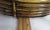 Burnt Umber Rustic Vintage Rattan Bent Handle Basket For Sale - Image 8 of 11