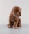 B & G / Bing & Grondahl. Sitting lion cub in porcelain, number 2530. 1st. factory quality. Measures: 20 cm x 11 cm In...