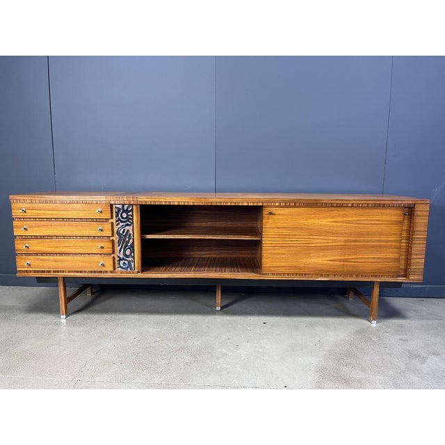 Vintage Sideboard by Pieter De Bruyne for AL Meubel, 1960s For Sale - Image 9 of 11