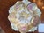 Early 20th Century Antique Porcelain Molded Floral Bowl Heavy Gold Gilt Ornate C1910 Orchids Roses For Sale - Image 5 of 17