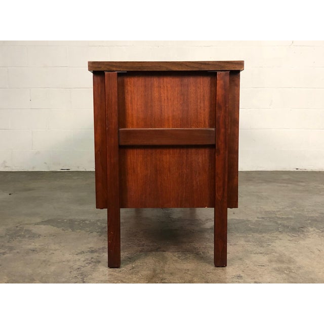 MidCentury Modern Walnut Desk or Credenza Long & Narrow Chairish