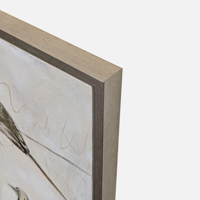 Framed Bird Drawing on Wires For Sale - Image 4 of 6