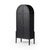 Four Hands Tolle Panel Door Cabinet, Drifted Matte Black For Sale - Image 13 of 13