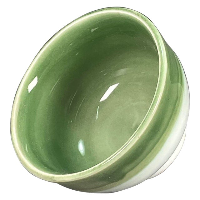 Chinese Two-Tone Glazed Porcelain Tea Cup For Sale
