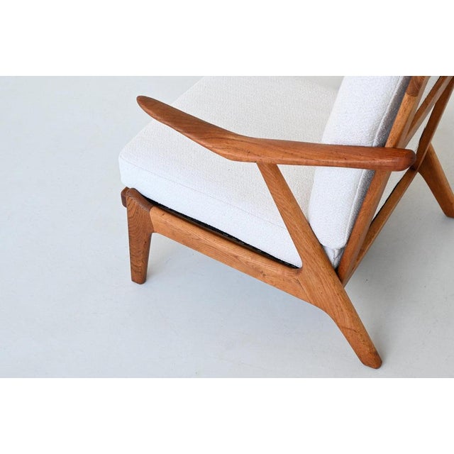 Lounge Chair in Oak by H. Brockmann Petersen for Komfort, Denmark, 1960 For Sale - Image 10 of 18