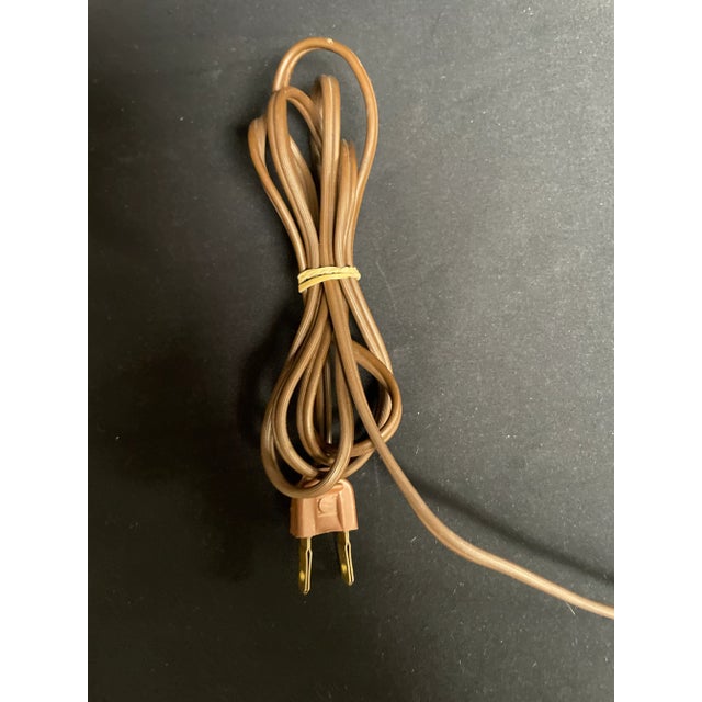 1960s Country Colonial Faience Table Lamp For Sale - Image 9 of 11