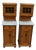 Biedermeier Nightstands with Marble Tops, Germany, 1880s, Set of 2 For Sale