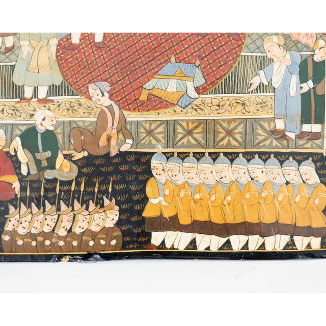 Lacquer and Carved Chineses Wall Decorations, 19th Century For Sale - Image 6 of 14