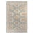 Rug & Kilim’s Oversized Distressed Rosette Rug in Beige and Blue, 12x16 For Sale