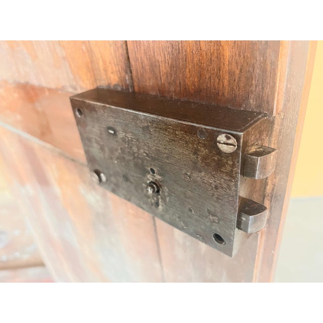 Brown Antique 18th Century Oak Dutch Baroque Cushion Cabinet For Sale - Image 8 of 18