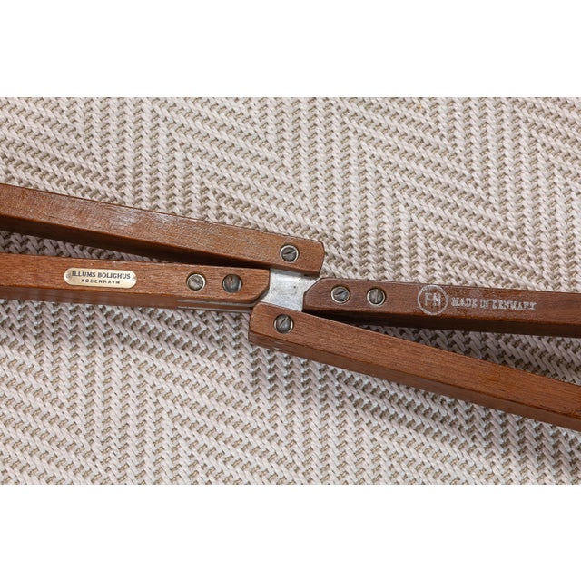 Mid-Century Modern Vintage Engholm & Wilumsen for Fritz Hansen Teak Tray Top Side or Coffee Table For Sale - Image 3 of 6