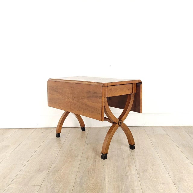 Biedermeier Dropleaf Table, Circa 1900 For Sale In San Francisco - Image 6 of 11