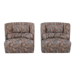 1980s Vintage Vladimir Kagan Style Chairs- A Pair For Sale