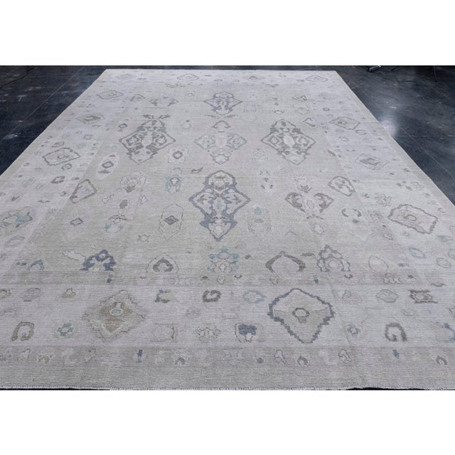 Turkish Oushak Rug 10'5" x 14'4" #16942 Explore a curated collection of hallway runners, wool rugs, and handmade...