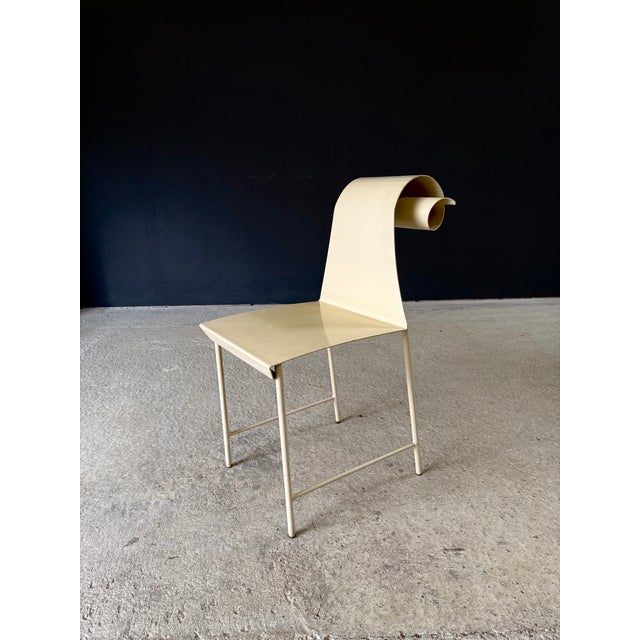 Vintage French Metal Swirl Back Garden Chairs, 1960s, Set of 4 For Sale - Image 10 of 18