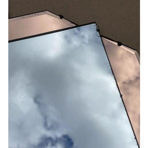 1930s French Art Deco Amber Bevelled Wall Mirror, 1930s For Sale - Image 5 of 13