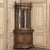 Neoclassical 19th Century French Henri II Neoclassical Corner Vitrine With Curved Glass Door For Sale - Image 3 of 18
