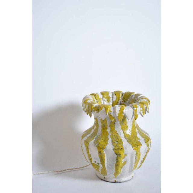Contemporary Villandry Ceramic Basin Lamp by Barracuda Interiors For Sale - Image 3 of 5